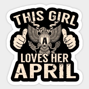 APRIL Sticker